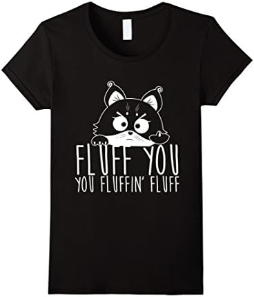 Women's Fluff You You Fluffin Fluff  T-shirt XL Black