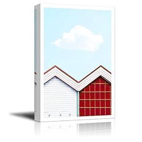 Canvas Wall Art - Fresh Color Tone Modern Building - Giclee Print Gallery Wrap Modern Home Art Ready to Hang - 12" x 18"