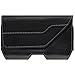 Nite Ize Clip Case Executive Leather Phone Holster - Premium Protective, Clippable Phone Holder for Your Belt Or Waistband - Extra Large - Black