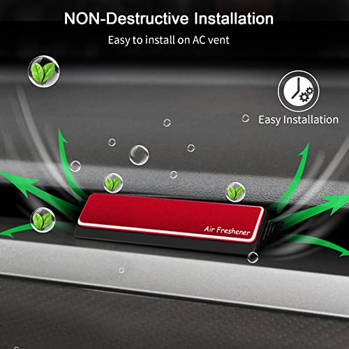 TopLight Tesla Model Y Model 3 Air Freshener Metal Style 5Pack DIY