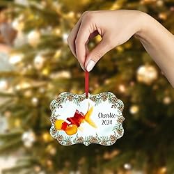 Bubble Eye Goldfish Christmas Ornament 2024
