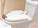 Universal Fit Safety Toilet Lock by Hombae, Adhesive Baby Proofing Device for The Toilet Seat Lid, Convenient Swing Mechanism for Easy One Hand Operatio, Durable and Discreet Design (1 Count)