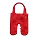 6PCS Santa Suit Christmas Silverware Holder Pockets Red Kitchen Cutlery Bag Santa Suit Dinner Flatware Holders