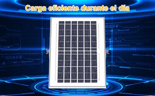 Sunsign 500W Luz Solar Exterior Jardin,IP67 Lámpara Solar con Control Remoto, 294 LED 8000 lumens Lámpara de Inundación Solares, 6500K Regulable Iluminación Exterior Luces