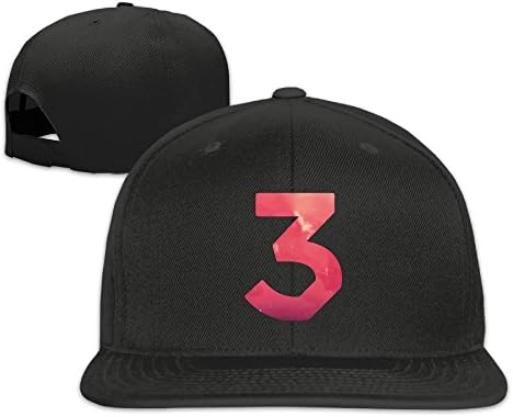 V&amp;Vstaen Chance The Rapper Coloring Book #3 Adult Unisex Adjustable Hip-hop Hats Black