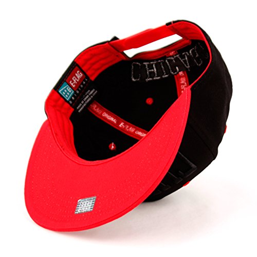 CHICAGO SNAPBACK CAP (BLACK/RED)