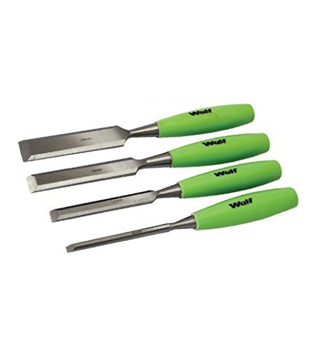 WULF Wood Chisel Set, 0.25-1inch - Set of 4