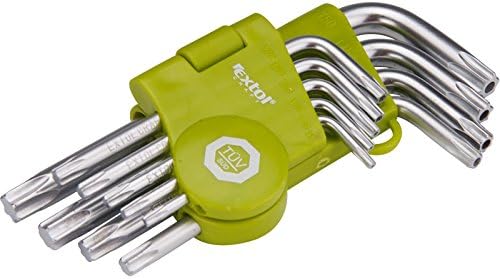 EXTOL CRAFT 66010 Torx Key Set (9-Piece)
