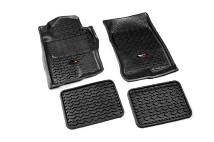 Rugged Ridge All Terrain 12920 25 Black Front Row Floor Liner For