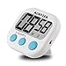Kootek Digital Kitchen Timer 2 Pack Cooking Timer Clock with Loud Alarm Magnetic Back and Retractable Stand, Minute Second Count Up Countdown, Large LCD Display