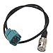 Audi Stereo Fakra Female to ISO Female Antenna Adapter Cable
