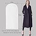 Garment Bag Clear,54 Inch Long Dress Moth Proof Garment Bags Dust Cover White Breathable Full Zipper for Dance Clothes Closet Pack of 6