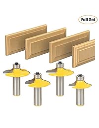 LETBUY - Juego de 3 brocas para fresadora de corona de 1 2 pulgada
