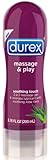 Durex Massage & Play 2 in 1 Lubricant Soothing Touch, 6.76 oz