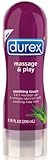 Durex Massage and Play 2 in 1 Massage Gel and Intimate Lubricant, Soothing Touch, 6.76 Ounce, Health Care Stuffs