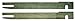 BOSCH 2607018012 12-Inch Blade Pair for Foam Rubber Cutters