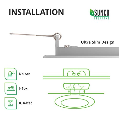 2 Sunco+Lighting+Ultra+Thin+Recessed+Certified