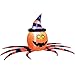 Joiedomi Halloween 7 FT Long Inflatable Pumpkin Spider with Build-in LEDs Blow Up Inflatables for Halloween Party Indoor, Outdoor, Yard, Garden, Lawn Decorations