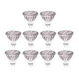 BAOMING MR11 GU4 LED Bulb 20W/35W Halogen Replacement Equivalent 12V AC/DC 2700K Warm White 30° 10-Pack
