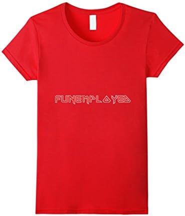 Womens Unemployed is the new Funemployed Large Red