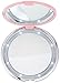 Floxite Fl-360-p 10x Led Lighted Compact With Crystals and Dfp Quality Glass, Pink