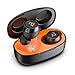 Bluetooth headphones , Wireless earbuds 5.0 Strong Bass Hi-Fi Stereo Headset 20H Game Time with Charging Case IPX5 Waterproof Built-in Mic,Three Size Ear tips , Suitable for Sports Running(Black)