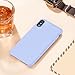 TORRAS [Love Series iPhone X Case 2017 (ONLY), Liquid Silicone Gel Rubber Shockproof Case Soft Microfiber Cloth Lining Cushion Compatible with iPhone X (2017), Light Blue