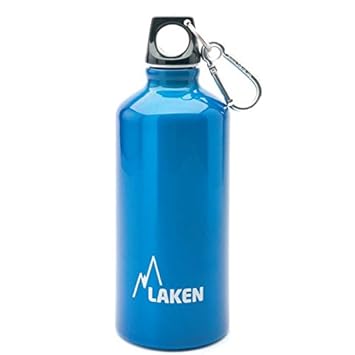 Laken Unisex – Erwachsene Aluminium blau, BPA Aluminiumtrinkflasche Futura 0,6 Liter, PBA frei
