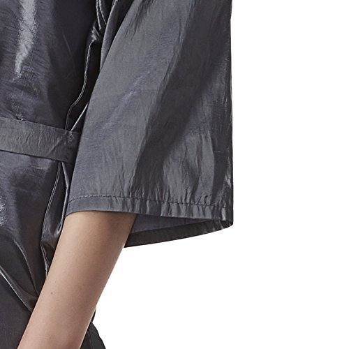 Salon Professional Hairdressing Kimono , Colorfulife® Gradient Color Hair Clothing Haircut Overalls Beauty SPA Wash Hair Treatment Barber Guest Gown Bathrobe Wai Cloth Night-gown A003 (Grey) - Thumbnail 2