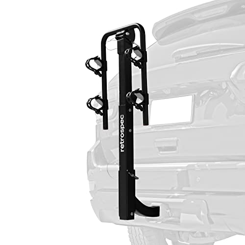 Retrospec Lenox 25 Bike Hitch Rack for Cars, Trucks, SUVs with 2” Hitch Foldable Steel