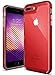 Caseology Skyfall for Apple iPhone 8 Plus Case (2017) / for iPhone 7 Plus Case (2016) - Clear Back & Slim Fit - Red