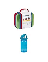 Nalgene Buddy Lunch Box, Rojo y botella de Nalgene