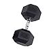 Body-Solid Rubber Coated Hex Dumbbells 3-100 lbs.