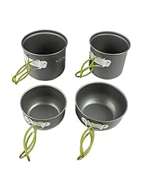 Juego de ollas de cocina de G4Free para excursione