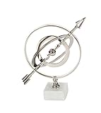 Deco 79 28534 Aluminum and Ceramic Armillary Sphere
