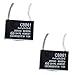 Podoy CBB61 Celiling Fan Capacitor for Compatible with New Tech 2 Wire 4uF 250V (Pack of 2)