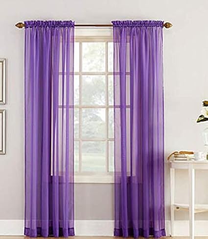 Amazon Com Jcpenney Home Expressions Jacqueline 2 Pack Curtain