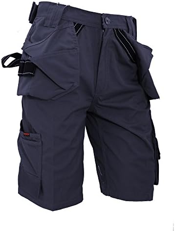 Herock Mens Pallas Bermuda Work Shorts (50) (Navy Blue)