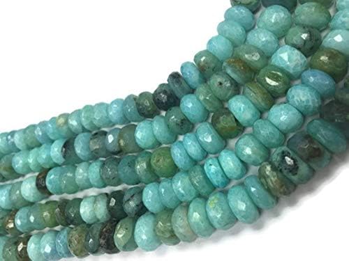 Earth Gems Park Beautiful Jewelry Peruvian Opal Mystic Faceted Roundel, Opal Coating Beads, 8-9mm Size, Top Quality Beads 14 Inch Code-UK-6460