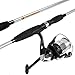 Wakeman Strike Series Spinning Rod and Reel Combo - Silver Metallic