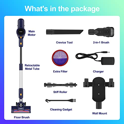 POWEART Cordless Vacuum Cleaner, 6 in 1 Multifunction Cordless Stick
