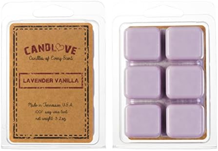 Candlove Lavender Vanilla Scented 3.2 oz Soy Wax Melts (1 Pack)