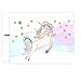 Magical Unicorn Thank you Cards | Blank Inside | 12 Cards + 12 Envelopes | Watercolor with Digital Gold Foil | Birthday Thank Yous | Greeting Cards | Unicorn Note Cards
