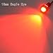 YINTATECH 10pcs 18mm 9w Red Eagle Eye Led DRL Lights Daytime Running Lights Clearance lights for all 12v Vehicle (18mm + Red)