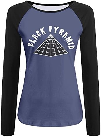 BLACK PYRAMID LogoWomens Fashion Long Sleeve Ladies Raglan T Shirt
