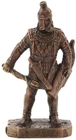 CTOC Warrior with Bow and mace Bronze Statuette Scythians Series Handmade Military Historical Miniature 40 mm Collection Figurine Metal Toy Soldier pub96