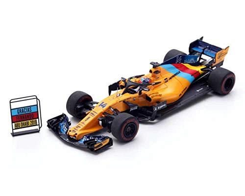 1:43 McLaren MCL33 Fernando Alonso Abu Dhabi GP 2018 Model Car in 