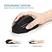 Jelly Comb Ergonomic Mouse, 2.4GHz Optical Wireless Vertical Mouse with 3 Adjustable DPI 800/1200 / 1600, 6 Buttons
