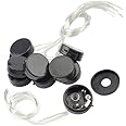 WMYCONGCONG 10 PCS 2X CR2032 Coin Button Cell Battery Holder Socket with On/Off Switch and Cover, Lead Wire Type