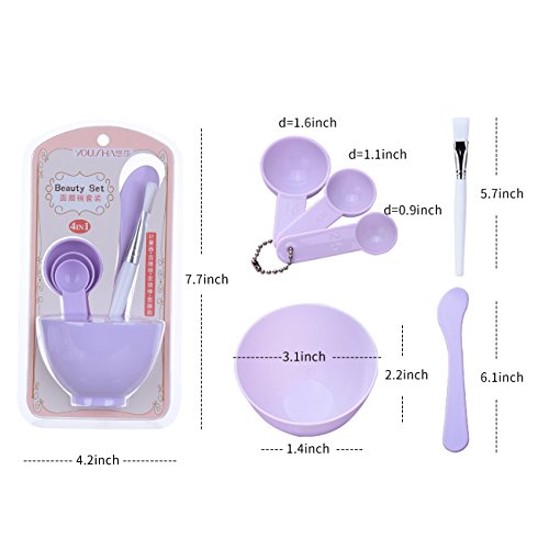 Lameila 70pcs DIY Natural Skin Care Compressed Facial Face Sheet Mask Paper with Mixing Mask Bowl Set